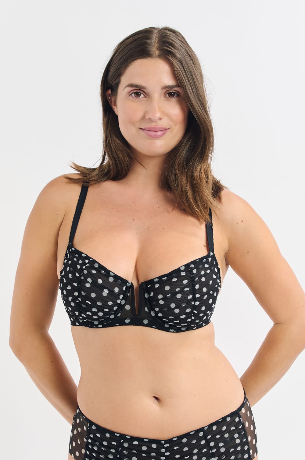 Bra N.9 - Polka Dot Balconette;${refinementColor}
