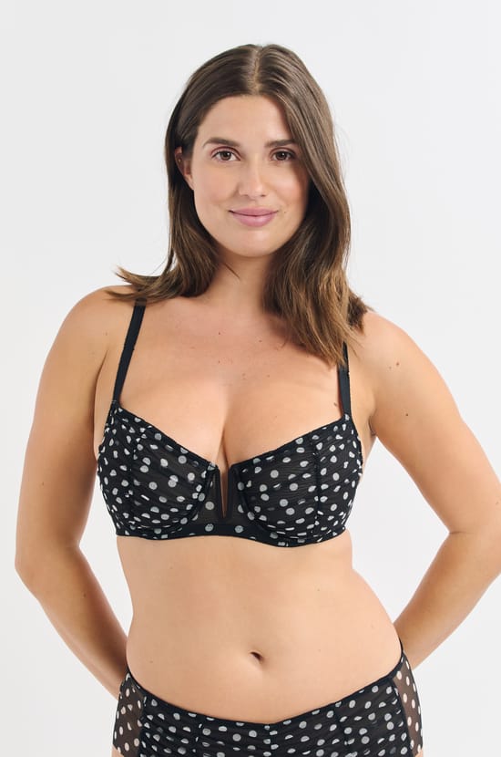 Bra N.9 - Polka Dot Balconette;${refinementColor}