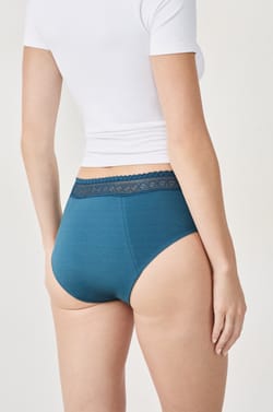 Period Boyshort in Cotton - Heavy Flow;${refinementColor}