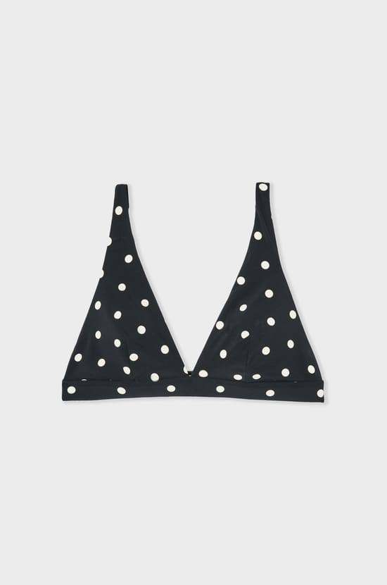 Triangle haut de maillot à pois;${refinementColor}