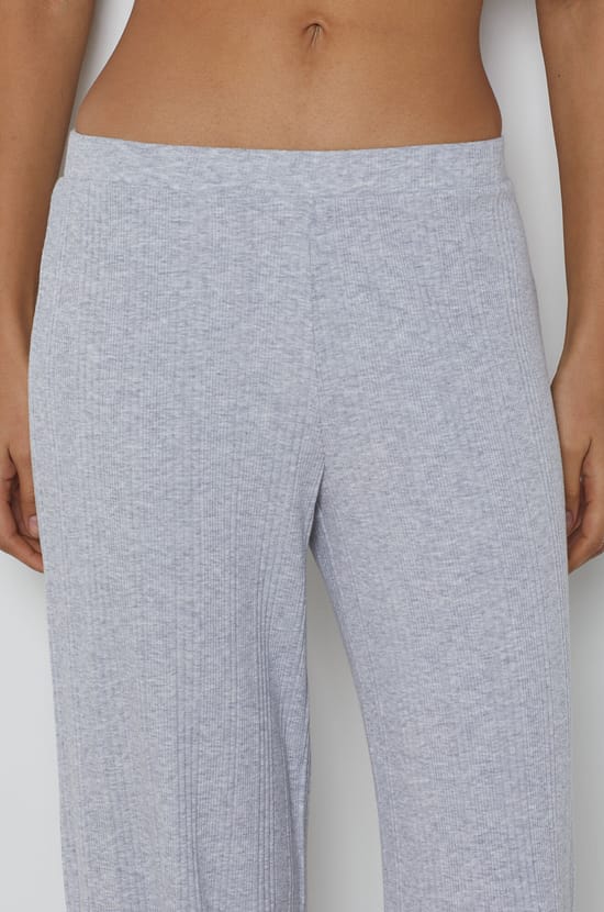 Richelieu Ribbed Pyjama Trousers;${refinementColor}