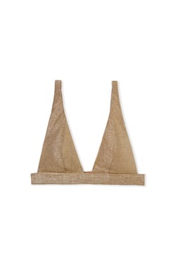 Iridescent Triangle Bikini Top;${refinementColor}