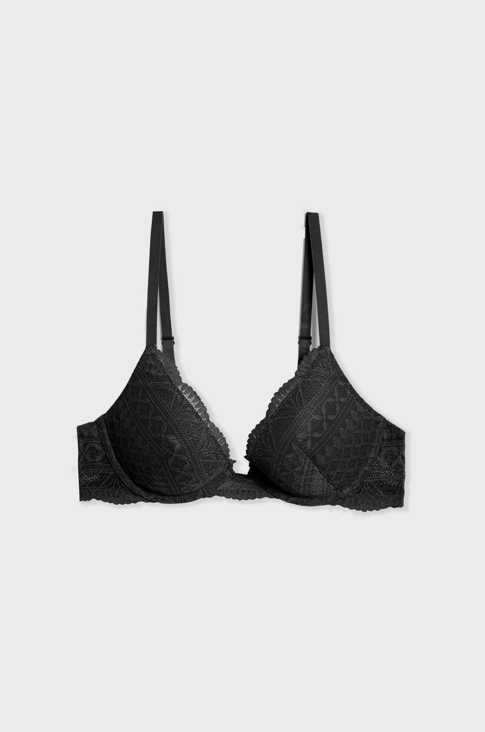 Bra No. 2 - Plunging Push-Up;${refinementColor}