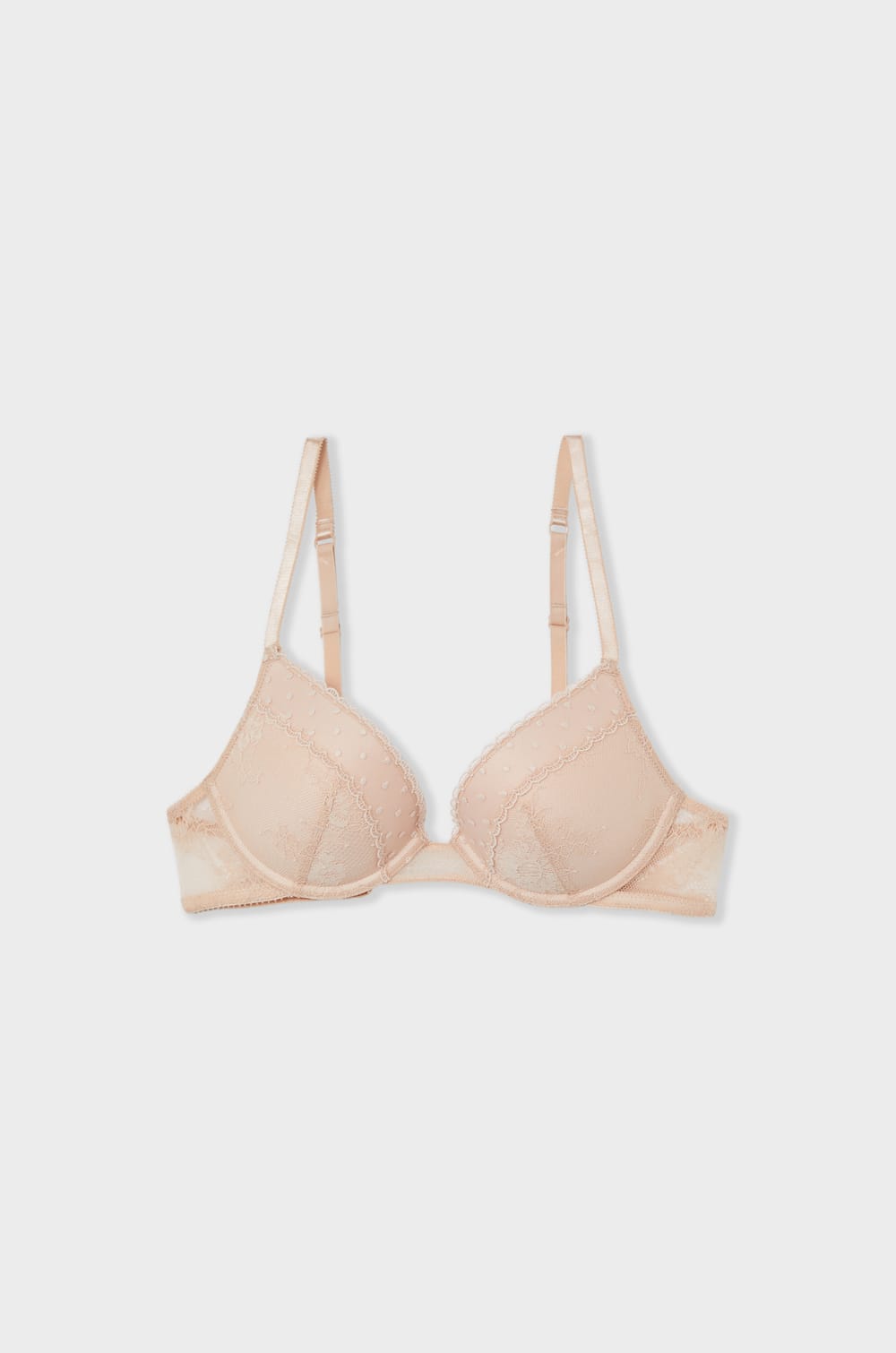 Bra N.2 - The Plunge Push-up with Embroidery;${refinementColor}