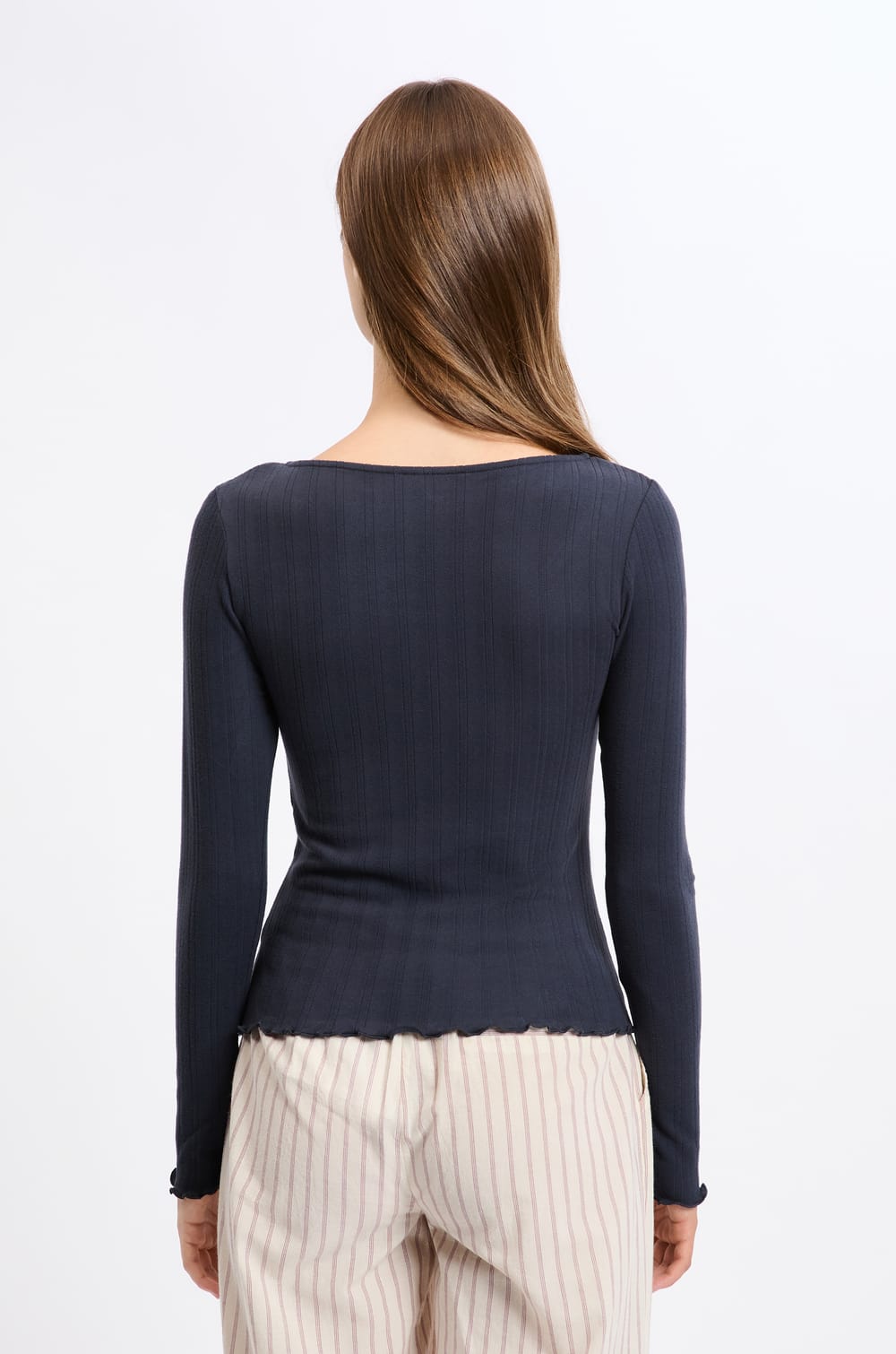 Playera pijama de mana larga;${refinementColor}