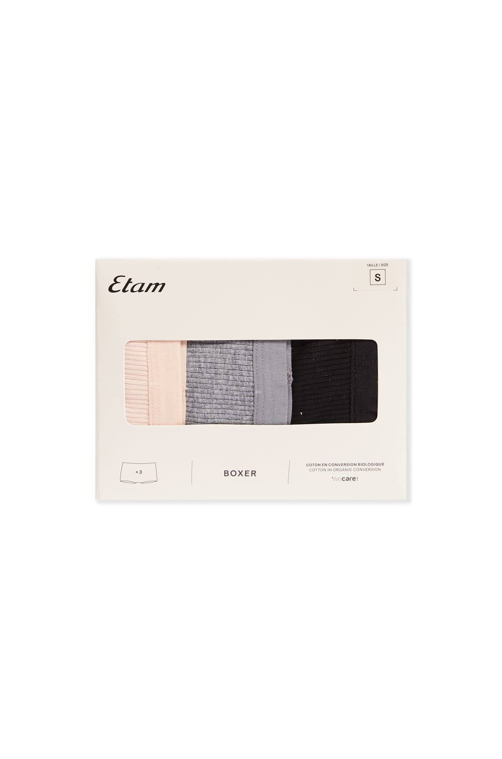 Lot de 3 shortys en coton;${refinementColor}