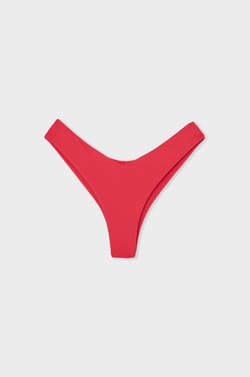 Brazilian High Leg Bikini Bottom;${refinementColor}