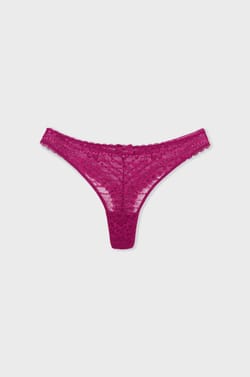 Tanga de encaje;${refinementColor}