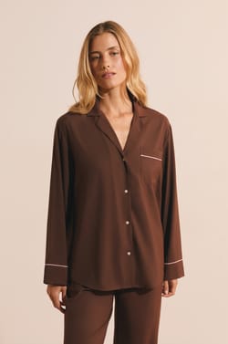 Chemise de pyjama manches longues;${refinementColor}