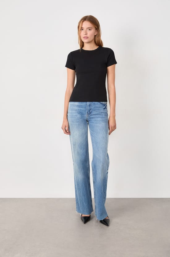 T-shirt manches courtes en coton;${refinementColor}