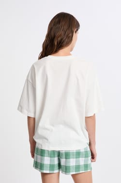T-shirt en coton à motifs chiens;${refinementColor}