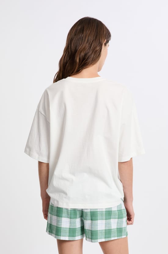 T-shirt en coton à motifs chiens;${refinementColor}
