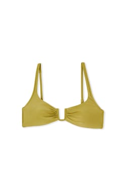 Haut de maillot de bain brassi&egrave;re satin&eacute;;${refinementColor}