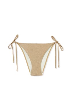 Bas de maillot de bain bikini &agrave; nouer iris&eacute;;${refinementColor}