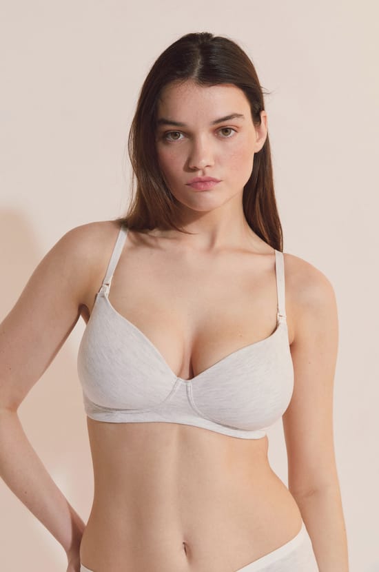 Soutien-gorge coques fines, clips d'allaitement;${refinementColor}