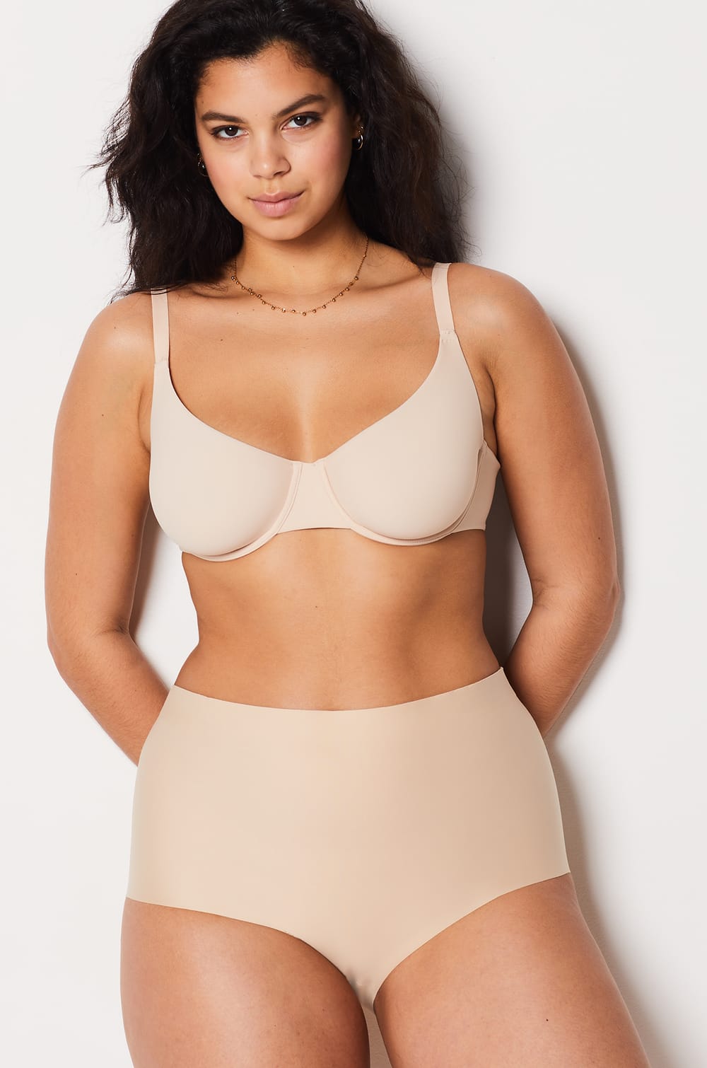 High-Waisted Panty With Special Plunging Back;${refinementColor}