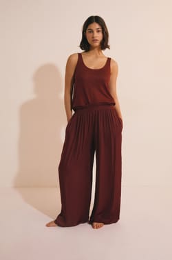 Pantalon de pyjama large;${refinementColor}