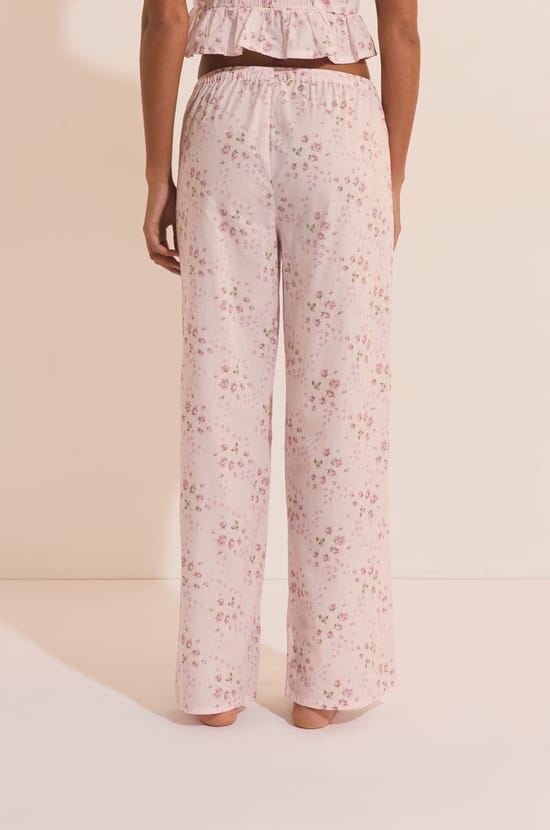 Pantalon de pyjama &agrave; motifs fleuris;${refinementColor}