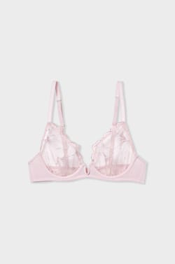 Lace Balconette Bra;${refinementColor}