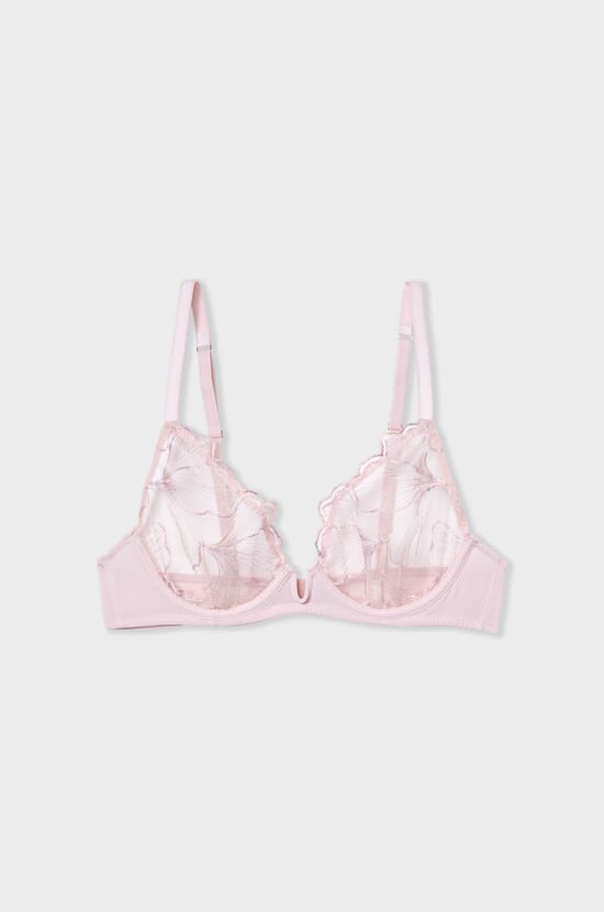 Lace Balconette Bra;${refinementColor}