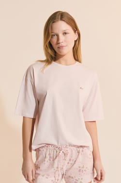 T-shirt avec un motif fleur;${refinementColor}