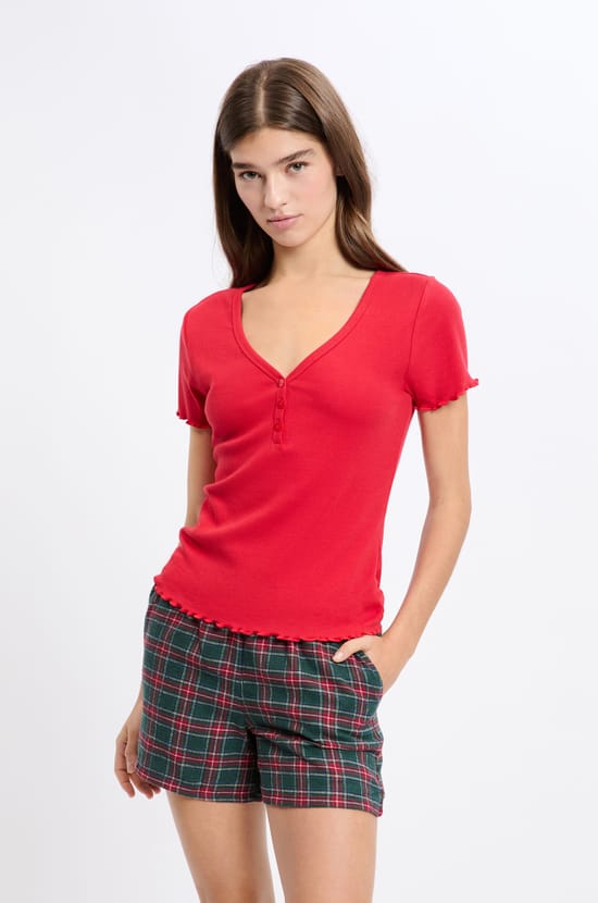 Ensemble de pyjama 2 pièces en coton - SPE US & MX;${refinementColor}