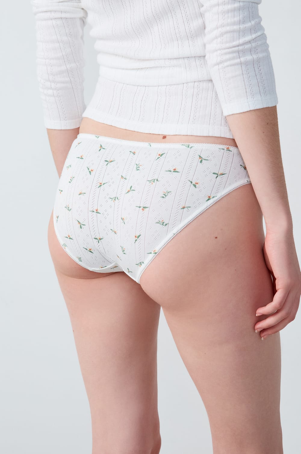 Pack of 3 Pointelle Briefs;${refinementColor}