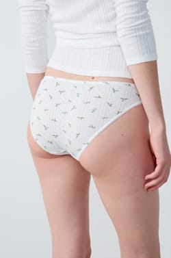 Pack of 3 Pointelle Briefs;${refinementColor}