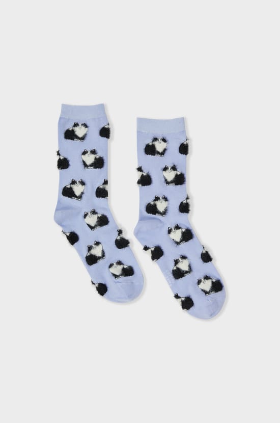 Chaussettes à motifs chats Coucou Suzette;${refinementColor}