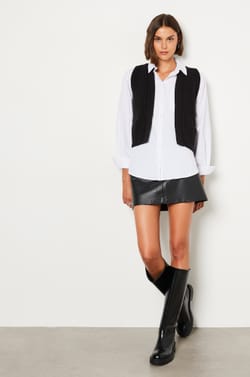 Sleeveless Cardigan;${refinementColor}