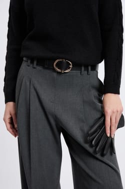 Ceinture en cuir;${refinementColor}
