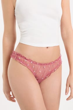 Culotte avec broderie;${refinementColor}