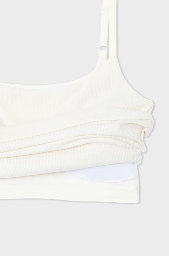 Caraco avec brassière intégrée;${refinementColor}
