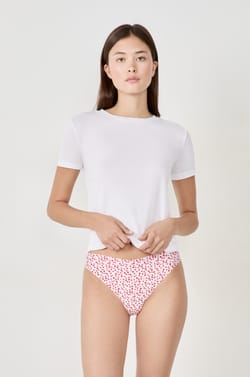 Nahtloser Mikrofaser-Tanga mit Print;${refinementColor}