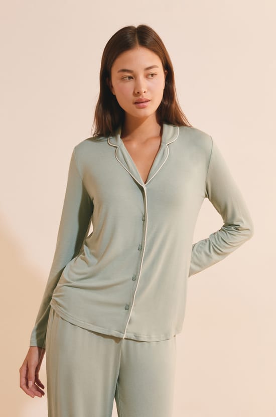 2-delige pyjamaset met lange mouwen;${refinementColor}