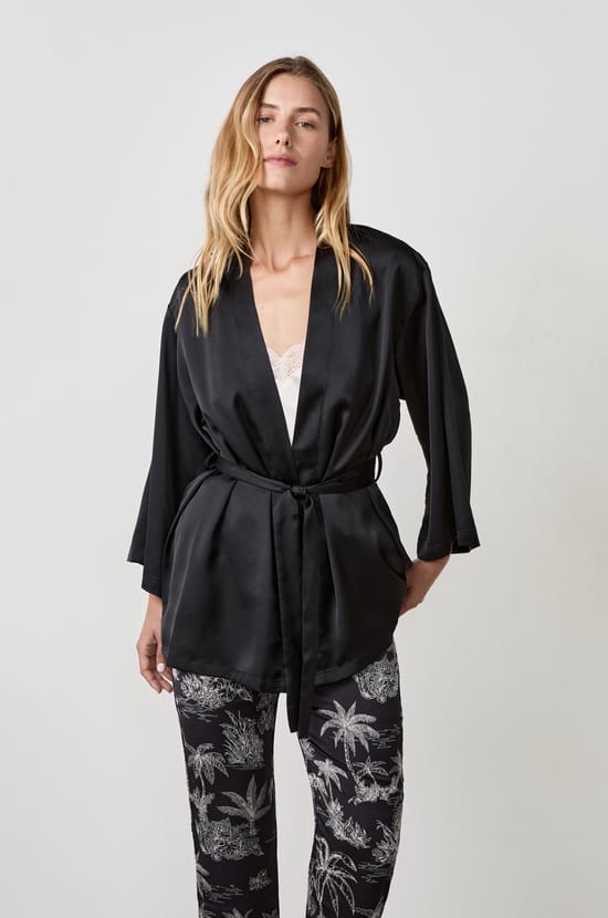 3-Piece Satin Pajama Set;${refinementColor}
