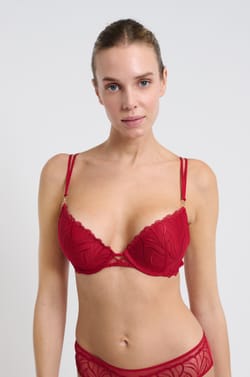 Soutien-gorge N.2 - Le push-up plongeant details brodés;${refinementColor}