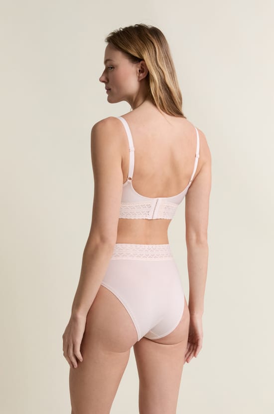 Culotte midi de maternit&eacute; d&eacute;tails dentelle;${refinementColor}