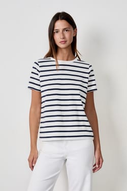 Playera de manga corta marinera;${refinementColor}