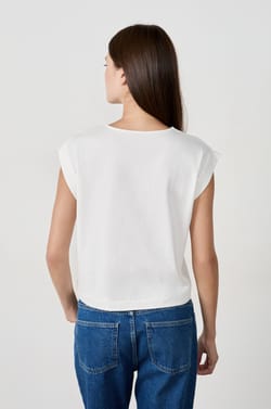 Cotton T-shirt with print;${refinementColor}