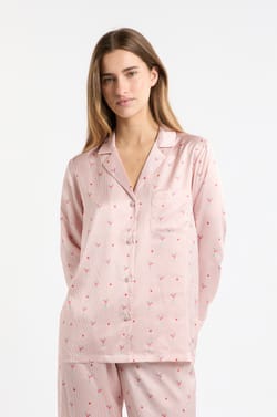 Camisa de pijama con estampado de c&oacute;cteles;${refinementColor}