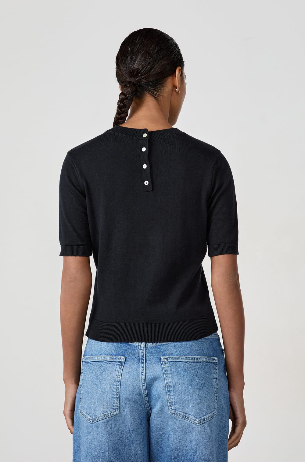 T-shirt manches courtes col rond;${refinementColor}