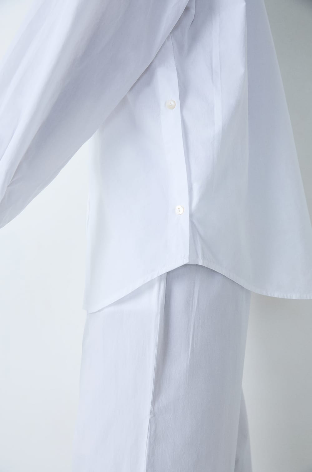 Cotton Pajama Shirt;${refinementColor}