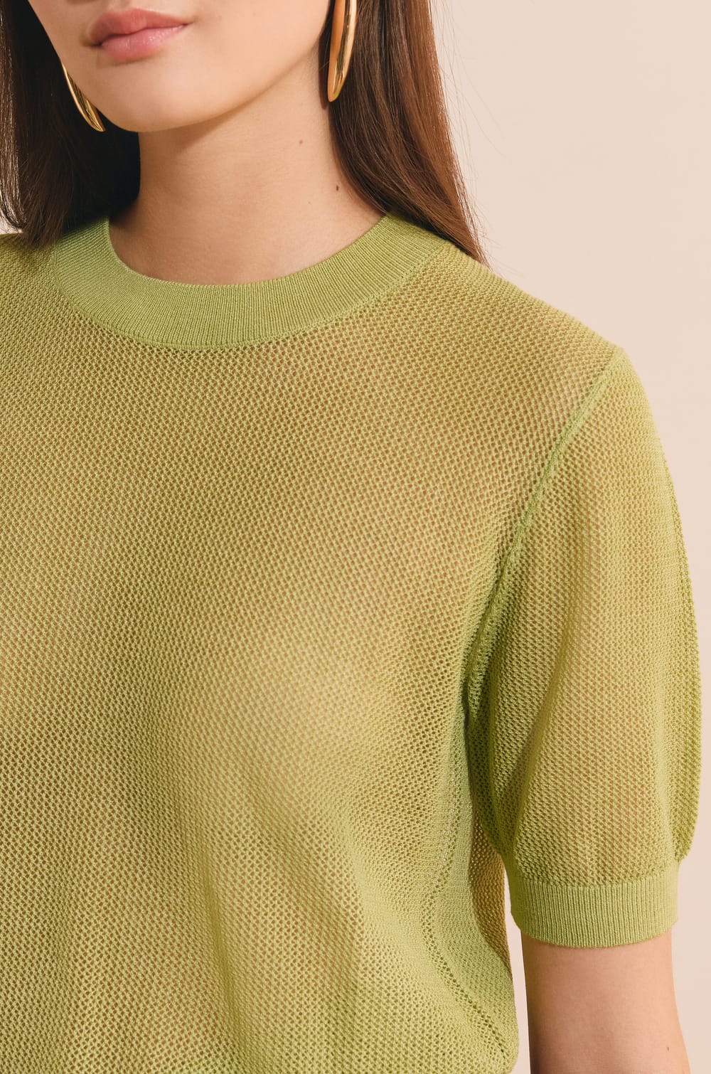 Pull manches courtes;${refinementColor}
