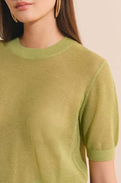 Pull manches courtes;${refinementColor}