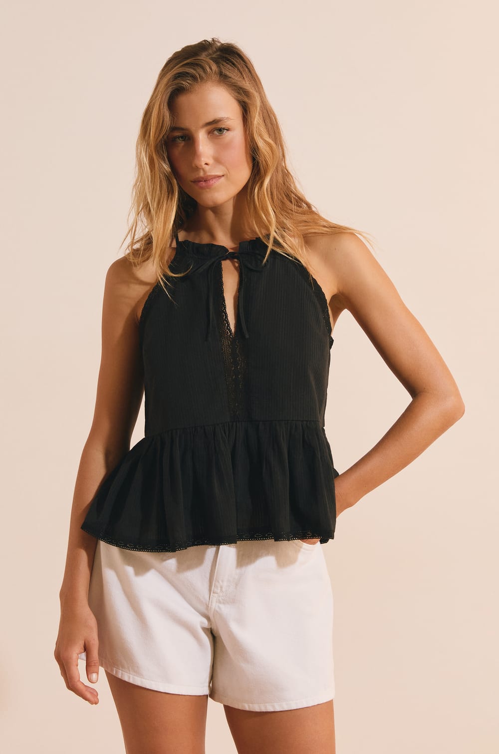 Camisole Top in Cotton;${refinementColor}