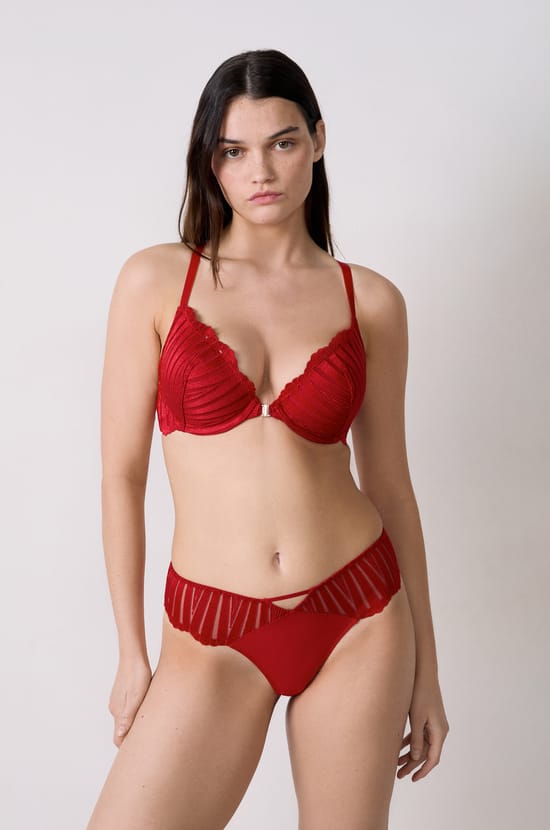 BH N.2 - Der Push-up-BH mit tiefem Dekolleté und Schmuckdetails;${refinementColor}