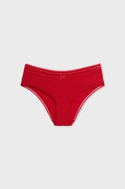 Microfibre Boyshort with Lace Details;${refinementColor}