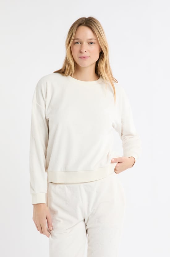 Bluza piżamowa w gwiazdki;${refinementColor}