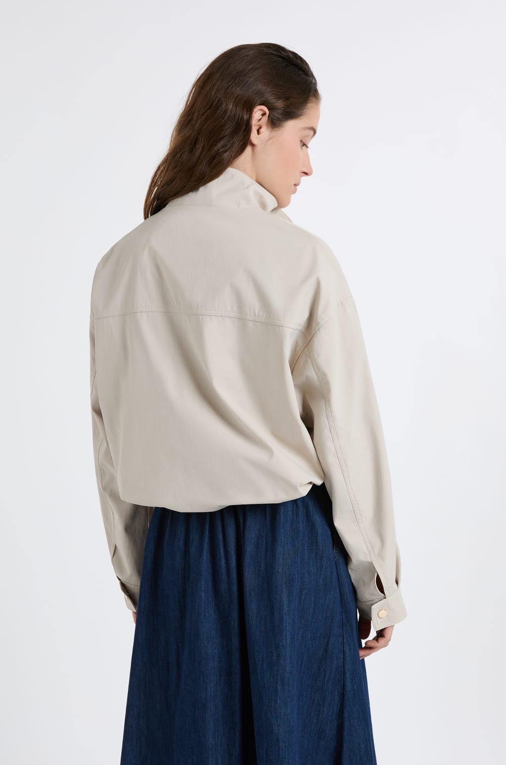 Jacket with Gold Details;${refinementColor}